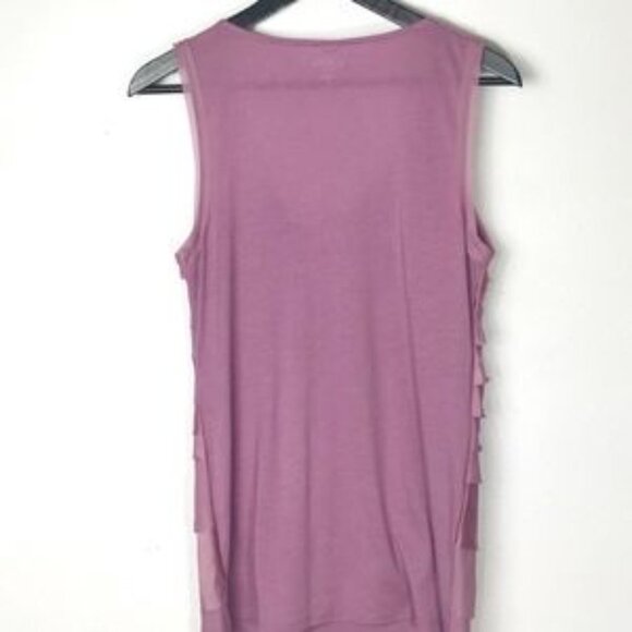 Loft Pale Purple Ruffle Blouse Top - Picture 4 of 4